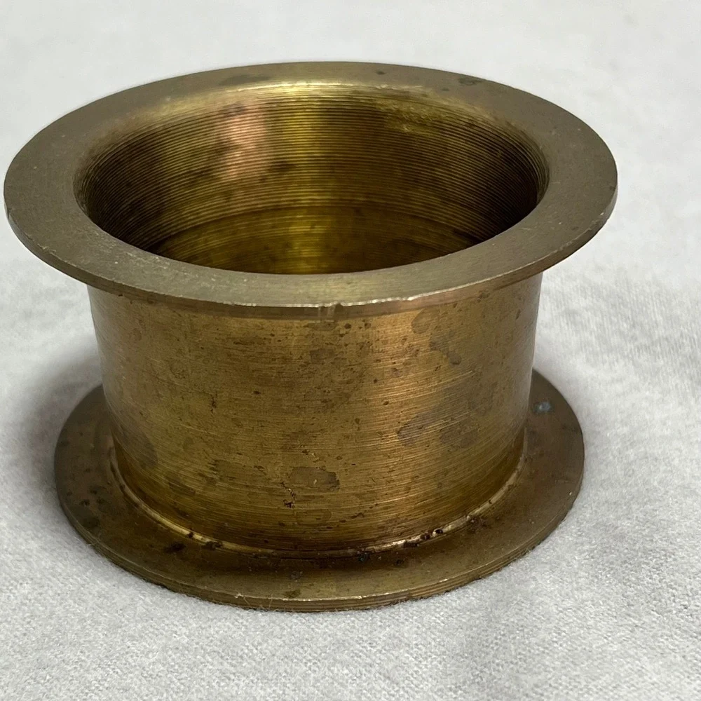 Vintage Brass Mortar and Pestle Gold Brass Vintage Apothecary Kitchen Decor